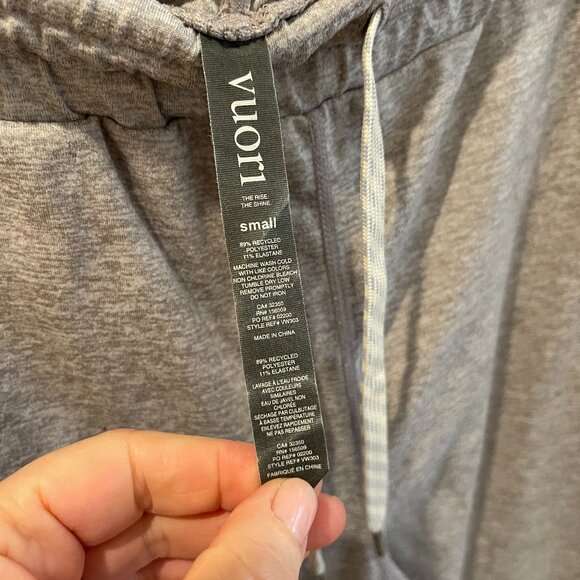 Vuori Performance Jogger, Women's, Pale Heather Gray, Size Small - Picture 8 of 8